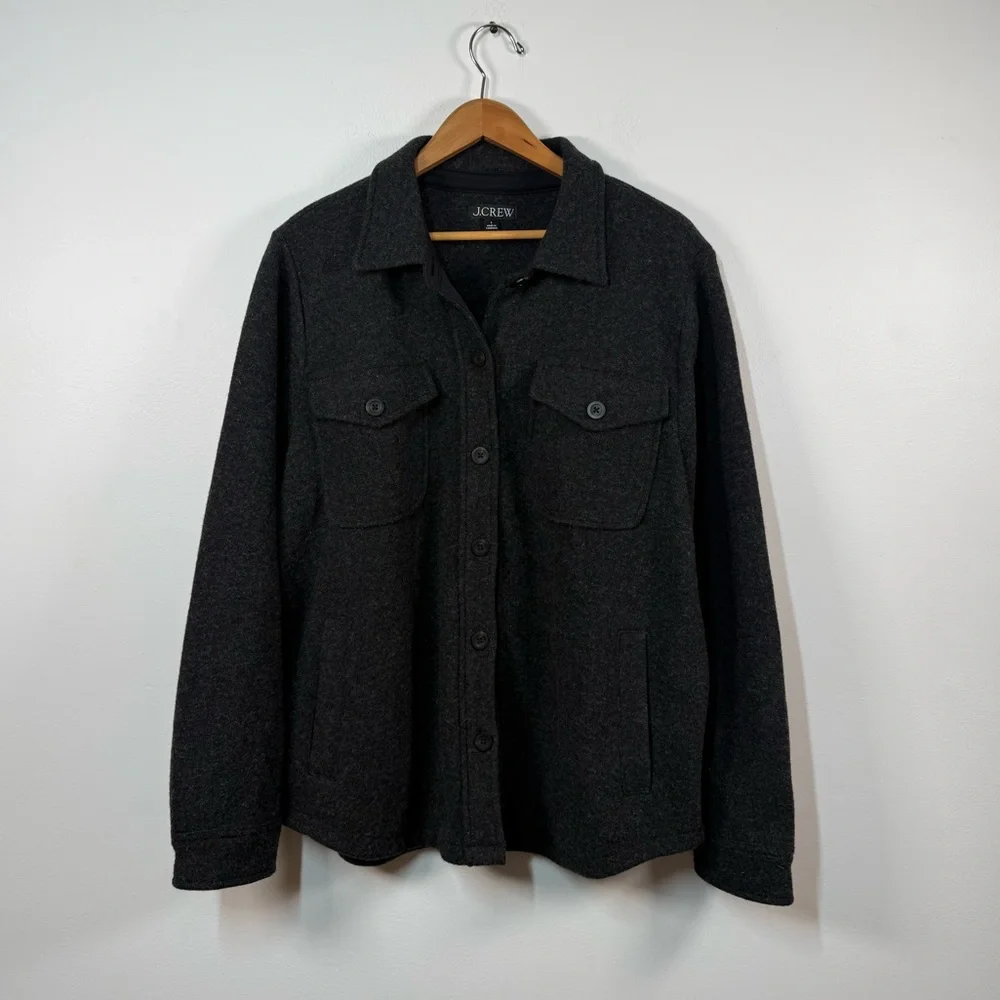 J. Crew Wool‎ Shirt Jacket Large
